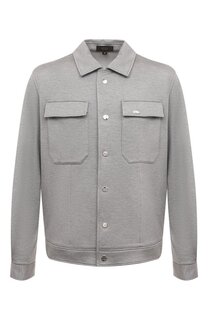 Куртка из хлопка и шелка Zilli