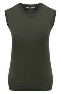 Шерстяной топ Dolce & Gabbana