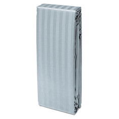 Простыни простыня COTTONIKA 200х220см сатин-страйп голубая, арт.ПрЕвростр.гол