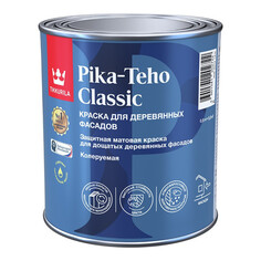 Краски и эмали фасадные краска акрилатная фасадная TIKKURILA Pika-Teho Classic база A 0,9л белая, арт.700014059