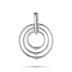 Подвеска из серебра э0612пд09181100_white ЭПЛ Даймонд