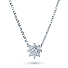 Колье из серебра э0612кл04190400_white ЭПЛ Даймонд