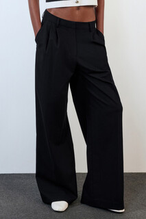 брюки женские Брюки широкие костюмные из льняной ткани Befree