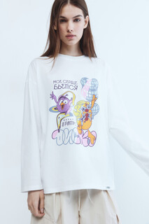 лонгслив для взрослых Лонгслив унисекс с принтом Смешарики Befree