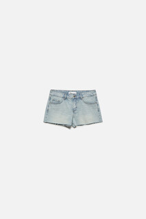 шорты джинсовые женские Шорты джинсовые короткие с открытыми срезами Befree