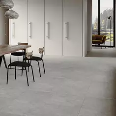 Глазурованный керамогранит Ceramente Stellare Fissura Mocca 60x60 см 1.44 м² матовый цвет серый