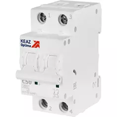 Автоматический выключатель КЭАЗ Opti Din BM63 2P C50 А 4.5 кА