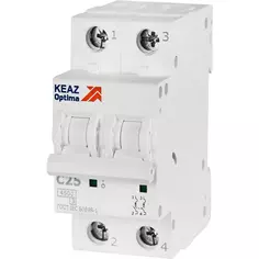 Автоматический выключатель КЭАЗ Opti Din BM63 2P C25 А 4.5 кА