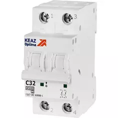 Автоматический выключатель КЭАЗ Opti Din BM63 2P C32 А 4.5 кА
