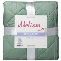 Покрывало Melissa 200x220 см микрофибра стеганая цвет зелено-коричневый