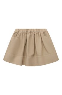 Юбка из хлопка и льна Il Gufo