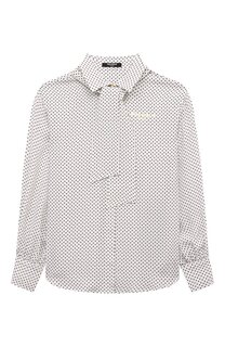 Блузка из вискозы и шелка Balmain