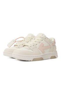 Кожаные кеды Off-White