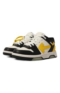 Кожаные кеды Off-White