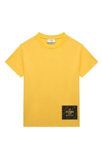 Хлопковая футболка Fendi