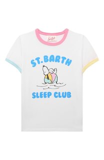 Хлопковая футболка MC2 Saint Barth
