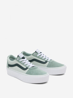 Кеды женские Vans Ward Platform, Зеленый