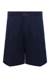 Шорты изо льна и хлопка Brunello Cucinelli