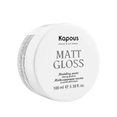 Паста для укладки волос KAPOUS Моделирующая паста для волос сильной фиксации Matt Gloss 100.0
