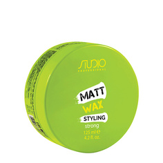 Воск для укладки волос STUDIO Матовый воск для укладки волос сильной фиксации Matt Wax 125.0