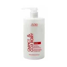 Маска для волос STUDIO Укрепляющая маска для волос с Гранатом и ягодами Годжи линии 750.0