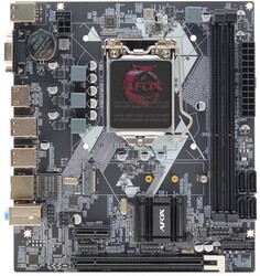 Материнская плата mATX Afox IH61-MA2-V3 (LGA1155, H61, 2*DDR3 (1600), 4*SATA 3G, M.2, 2*PCIE, Lan, HDMI, D-Sub, 6*USB 2.0)