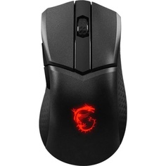 Мышь MSI Clutch GM31 Lightweight S12-4301010-CLA wireless черный оптическая (12000dpi) беспроводная USB2.0 (4but) (1997799)