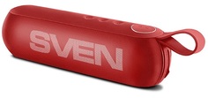 Портативная акустика 2.0 Sven PS-75 SV-018078 красная, 6Вт, FM-тюнер, USB, microSD, Bluetooth, 1200мА*ч