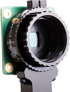 Камера Raspberry Pi High Quality Camera сенсор Sony IMX477; 12.3 Мп; поддержка объективов C-mount, CS-mount (C-CS adapter included) (201-2852)