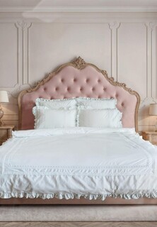 Постельное белье Евро Bellehome Lamoda Exclusive, Мережка Blanca