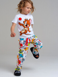 Комплект трикотажный фуфайка футболка брюки пижама Playtoday