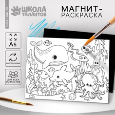 Магнит-раскраска многоразовая Школа талантов