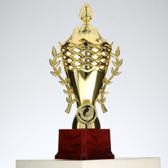 Кубок 184c, наградная фигура, золото, подставка пластик, 21 × 10 × 6,5 см. Командор