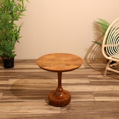 Столик кофейный 45х45х46 см, манговое дерево NO Brand
