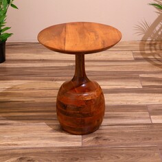Столик кофейный 40х40х52 см, манговое дерево NO Brand