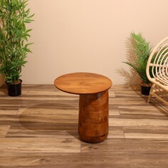 Столик кофейный 45х45х50 см, манговое дерево NO Brand