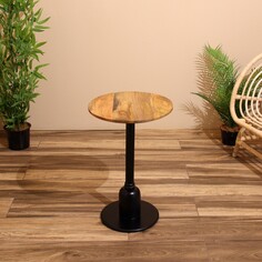 Столик кофейный 40х40х60 см, манговое дерево NO Brand