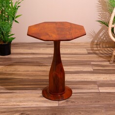 Столик кофейный 45х45х57 см, манговое дерево NO Brand