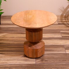 Столик кофейный 50х50х47 см, манговое дерево NO Brand