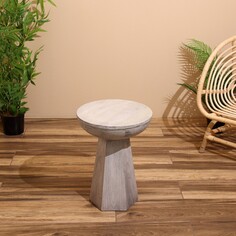 Столик кофейный 37х37х50 см, манговое дерево NO Brand
