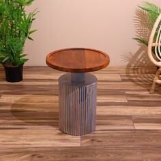 Столик кофейный 40х40х50 см, манговое дерево NO Brand