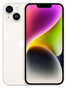 Смартфон Apple iPhone 14 dual-SIM 128 ГБ, «сияющая звезда»