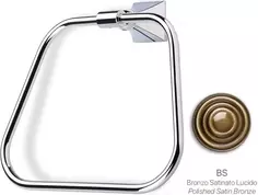 Полотенцедержатель кольцо Stil Haus Prisma PR07(25) бронза