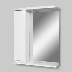 Зеркальный шкаф 65x75 см белый глянец L Am.Pm Like M80MPL0651WG Am.Pm.
