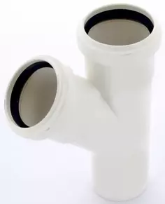Тройник 40 х 40 х 45° Rehau Raupiano Plus 11231041002