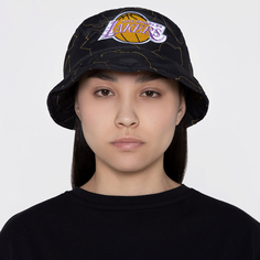 Панама Quilted Bucket Hat Los Angeles Lakers Mitchell and Ness