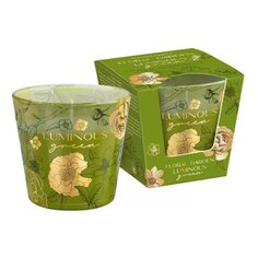 Свеча ароматизированная, 8.5х9 см, в стакане, Bartek Candles, Цветочный сад, 115гр