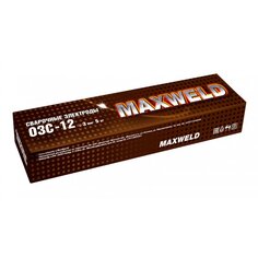 Электроды Maxweld, ОЗС-12, 3 мм, 5 кг, картонная коробка, OZS35