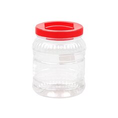 Банка для сыпучих продуктов, пластик, 1.5 л, 17.2 см, с крышкой, Альтернатива, М466 Alternativa