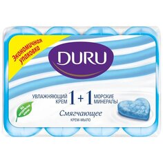 Мыло Duru, 1+1 Морские минералы, 4 шт, 80 г